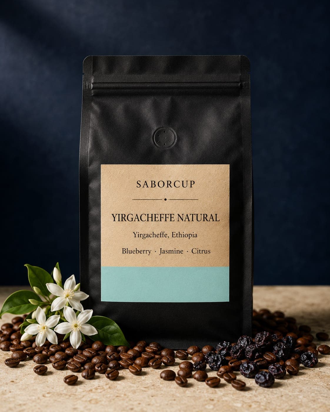 Yirgacheffe Natural coffee bag